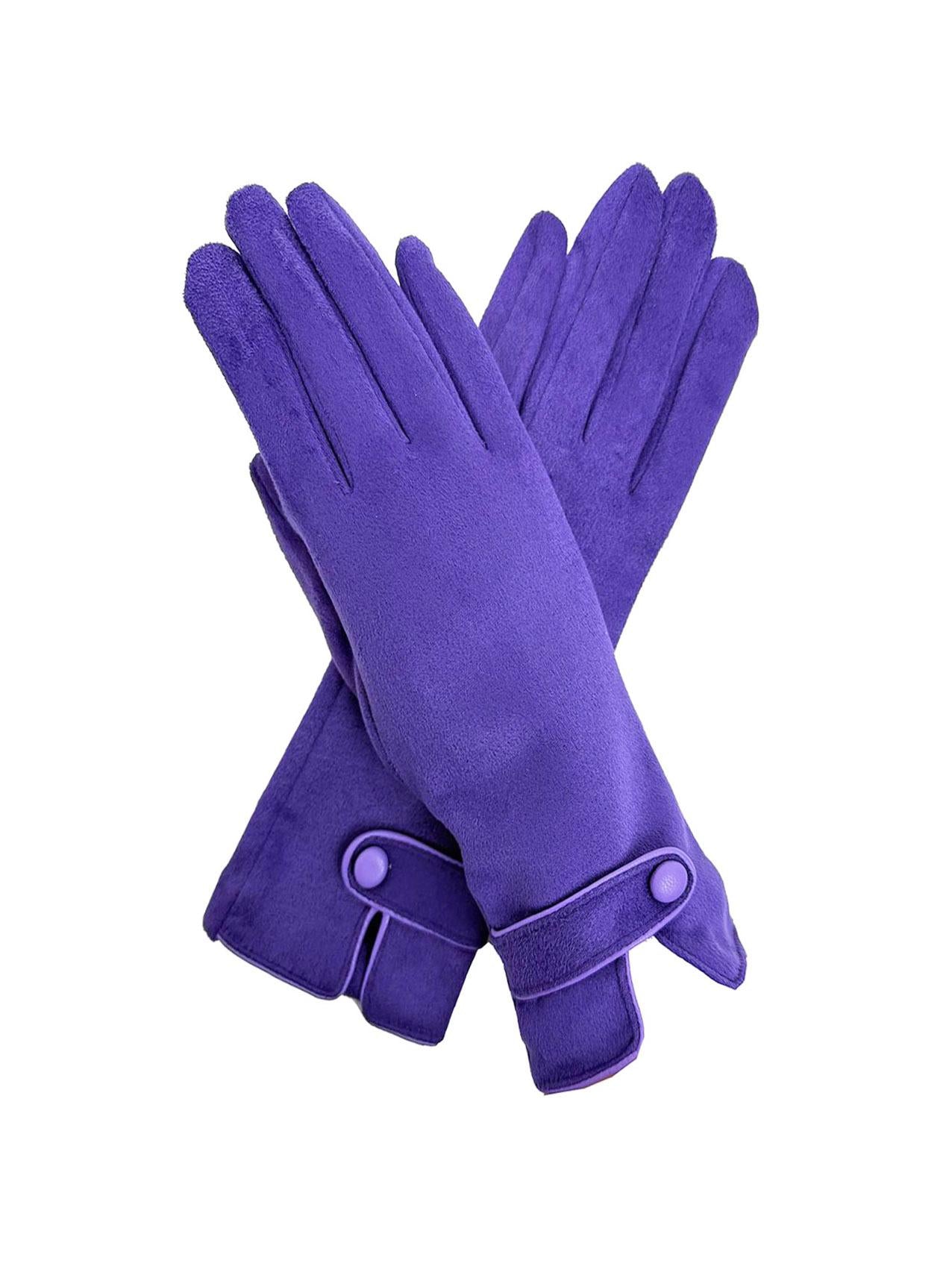 Warm Student Five-Finger Gloves for Women Winter with Lining and Thickening Cute for Cycling in Winter British English Style