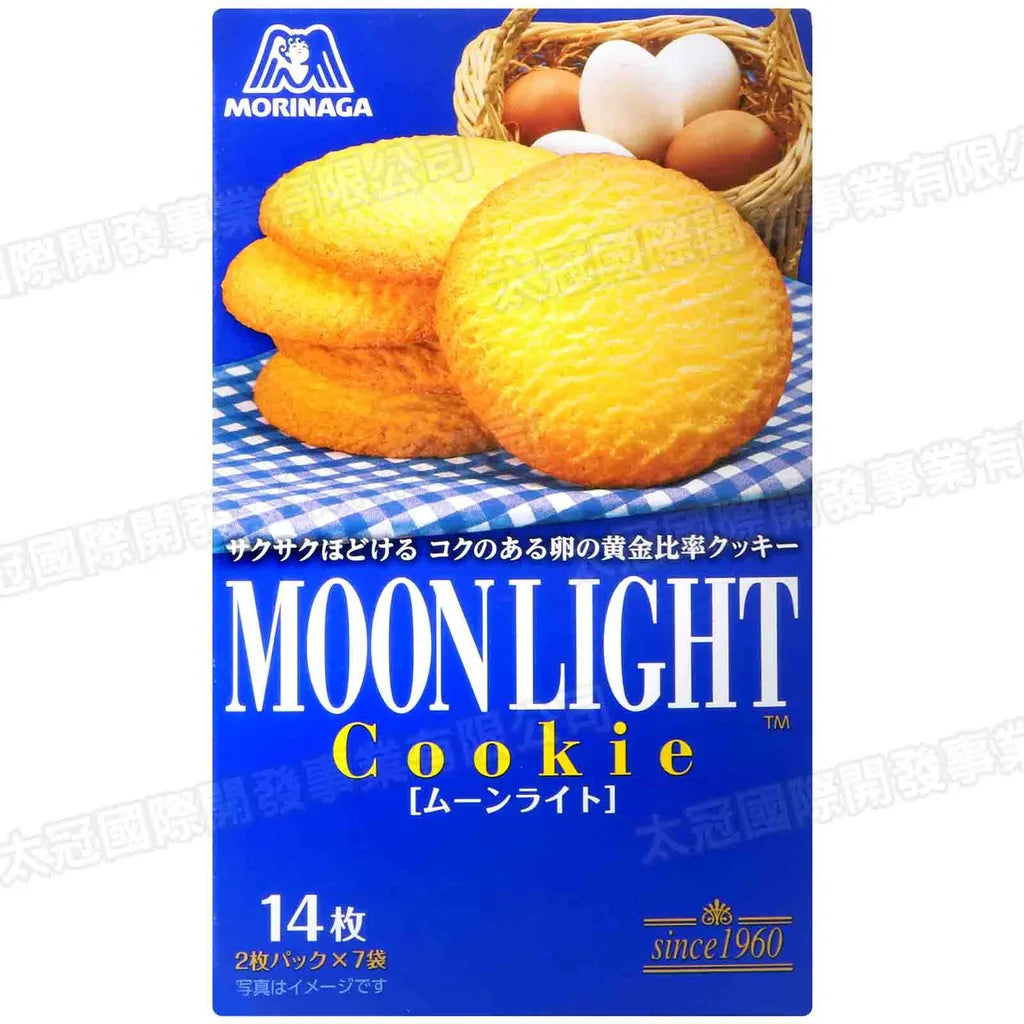 Morinaga Moon Light Cookie 14p 森永 月光奶油餅乾 14枚