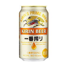 Kirin Ichiban Shibori Draft Beer 5% Alc/Vol 麒麟 一番榨 啤酒
