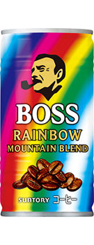 Suntory Boss Rainbow Mountain Blend Coffee 老板彩虹山混合咖啡罐裝
