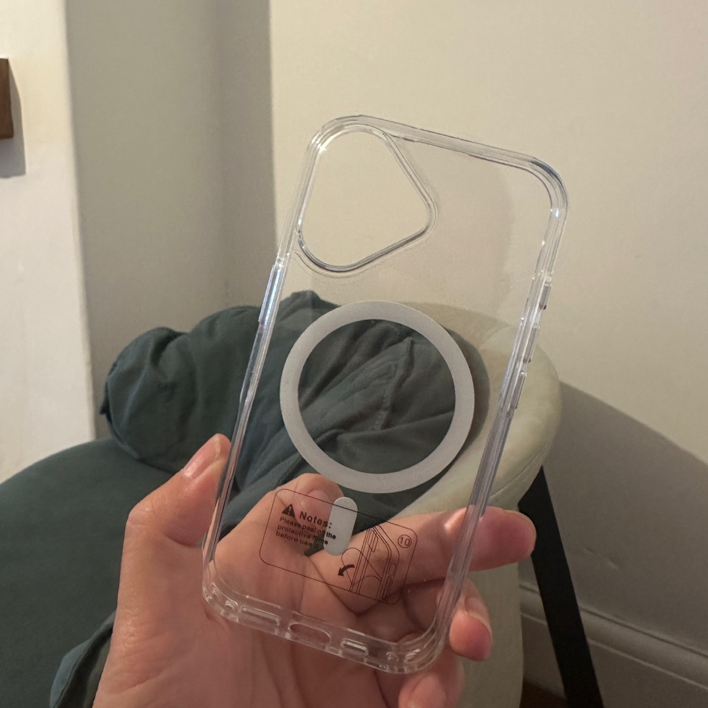 Magnetic Clear Case for iPhone 17 series Case MagSafe Compatible, Slim Fit Anti-Yellowing Shockproof Protective Cover, Crystal Transparent Hard PC Back with Full Camera Lens Protection