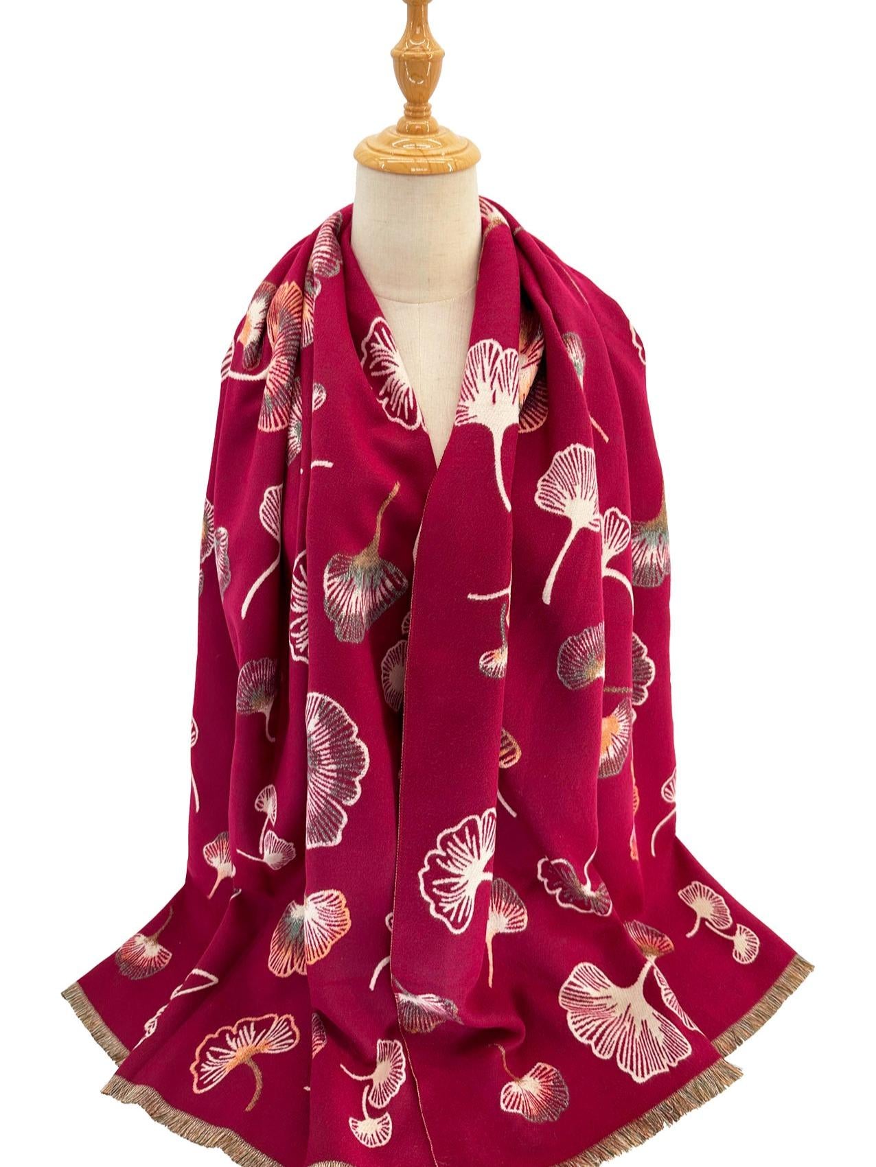 New Thickened Warm Scarf for Women Versatile Decoration for All Seasons Multifunctional High-End Suitable for Scarf and Shawl