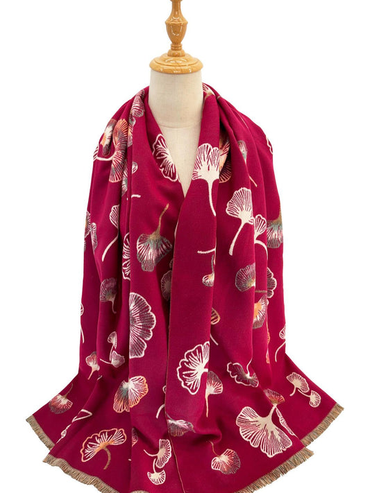 New Thickened Warm Scarf for Women Versatile Decoration for All Seasons Multifunctional High-End Suitable for Scarf and Shawl