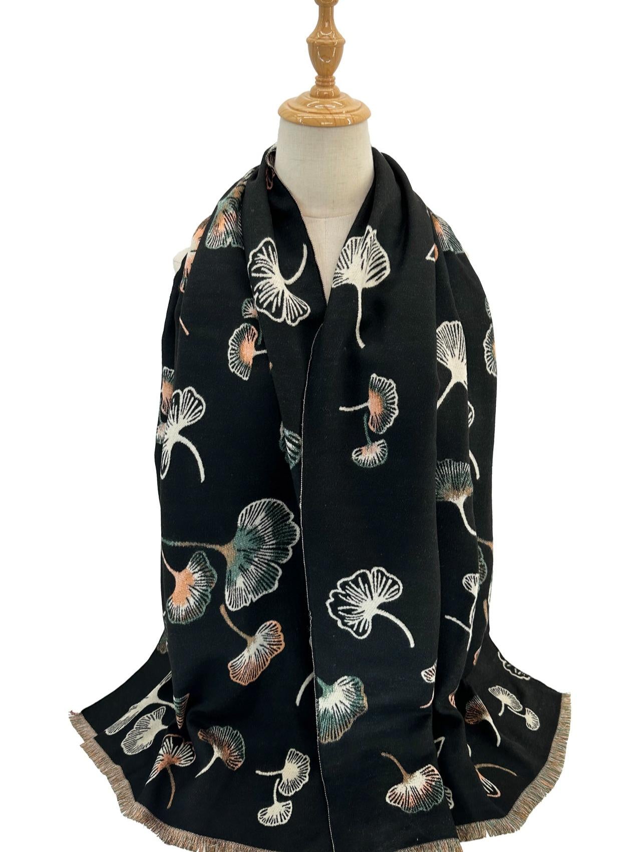 New Thickened Warm Scarf for Women Versatile Decoration for All Seasons Multifunctional High-End Suitable for Scarf and Shawl