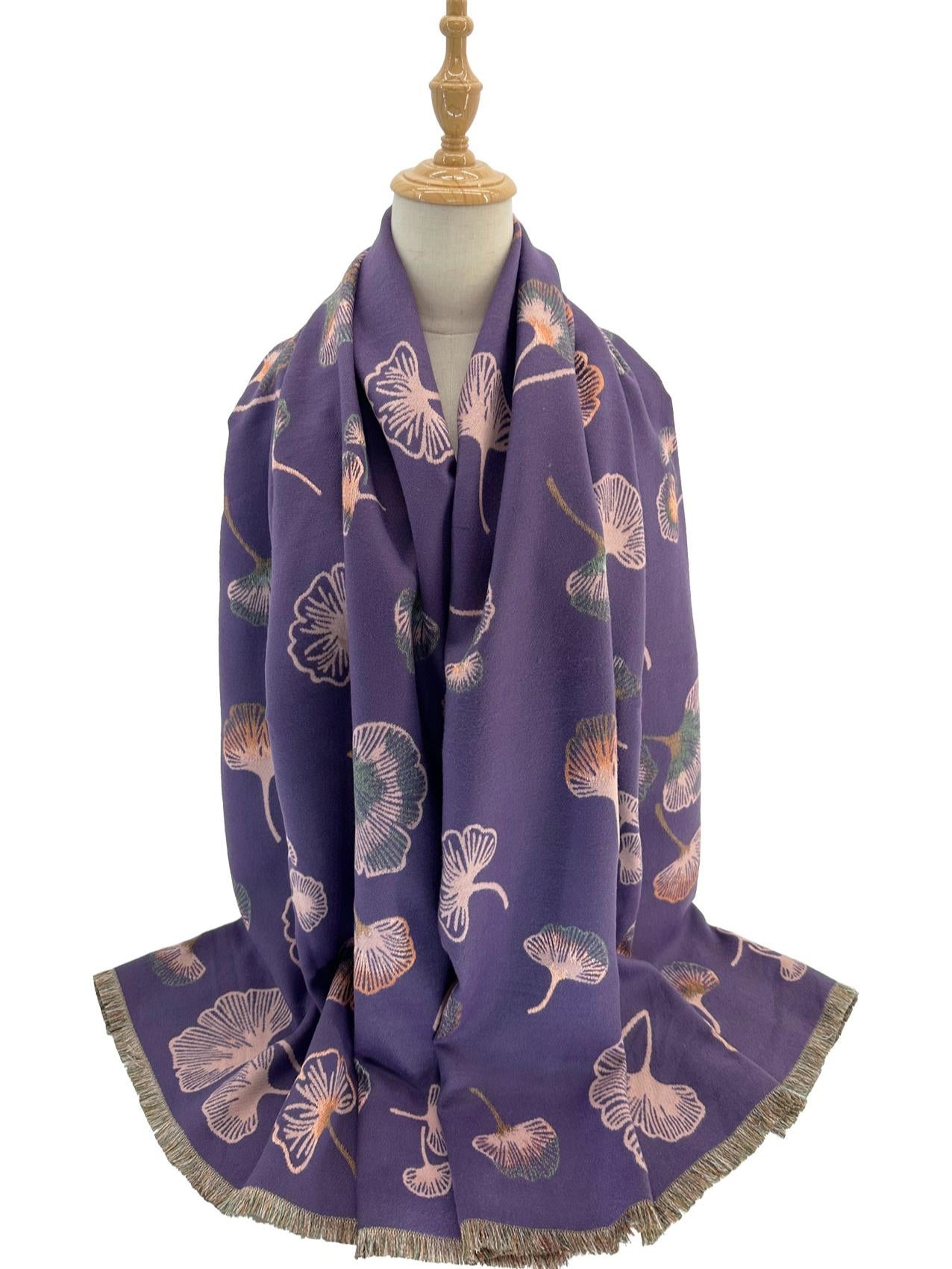 New Thickened Warm Scarf for Women Versatile Decoration for All Seasons Multifunctional High-End Suitable for Scarf and Shawl