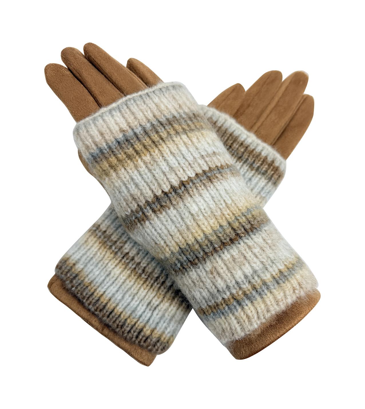 Warm Student Five-Finger Gloves for Women Winter with Lining and Thickening Cute for Cycling in Winter British English Style
