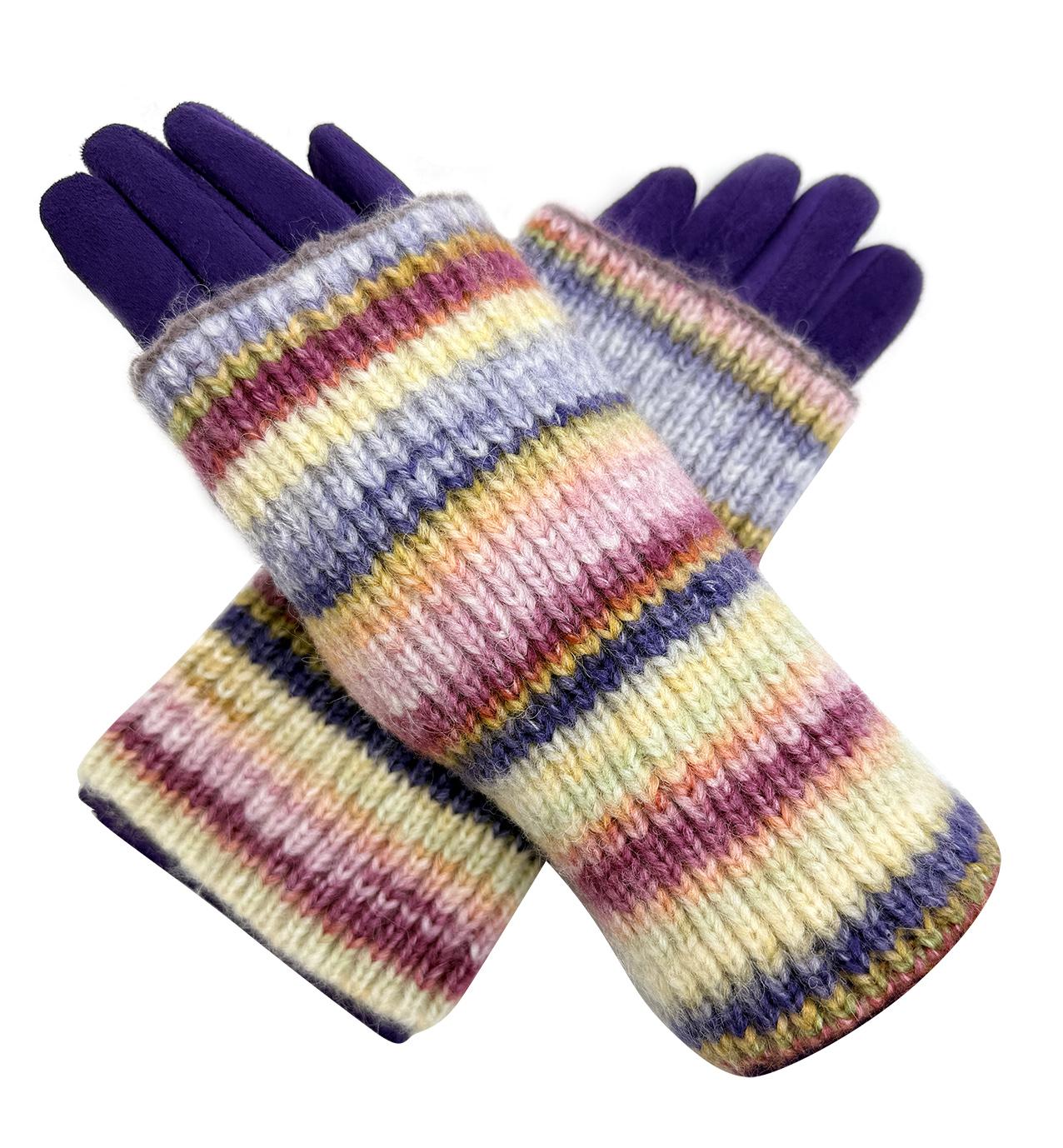 Warm Student Five-Finger Gloves for Women Winter with Lining and Thickening Cute for Cycling in Winter British English Style
