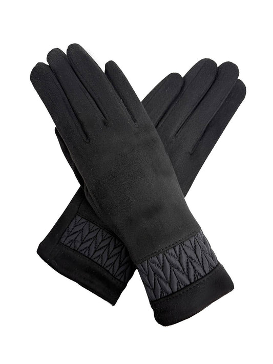 Warm Student Five-Finger Gloves for Women Winter with Lining and Thickening Cute for Cycling in Winter British English Style