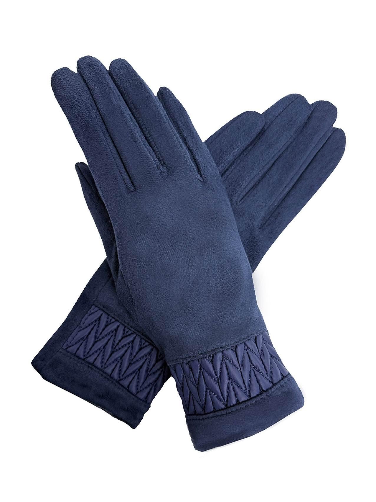 Warm Student Five-Finger Gloves for Women Winter with Lining and Thickening Cute for Cycling in Winter British English Style