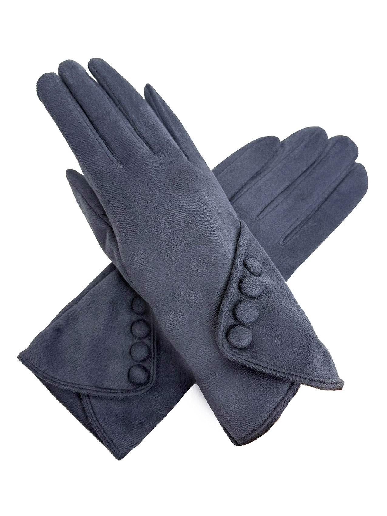 Warm Student Five-Finger Gloves for Women Winter with Lining and Thickening Cute for Cycling in Winter British English Style