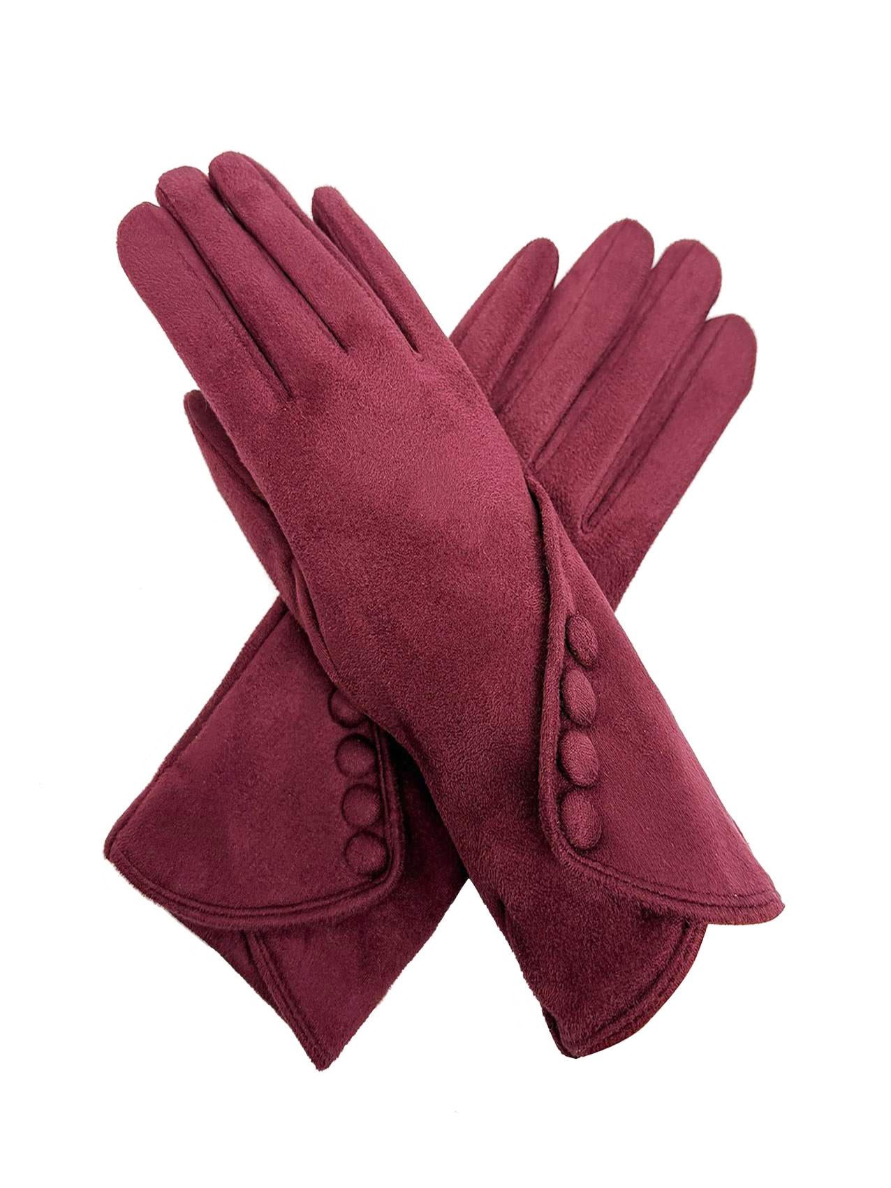 Warm Student Five-Finger Gloves for Women Winter with Lining and Thickening Cute for Cycling in Winter British English Style