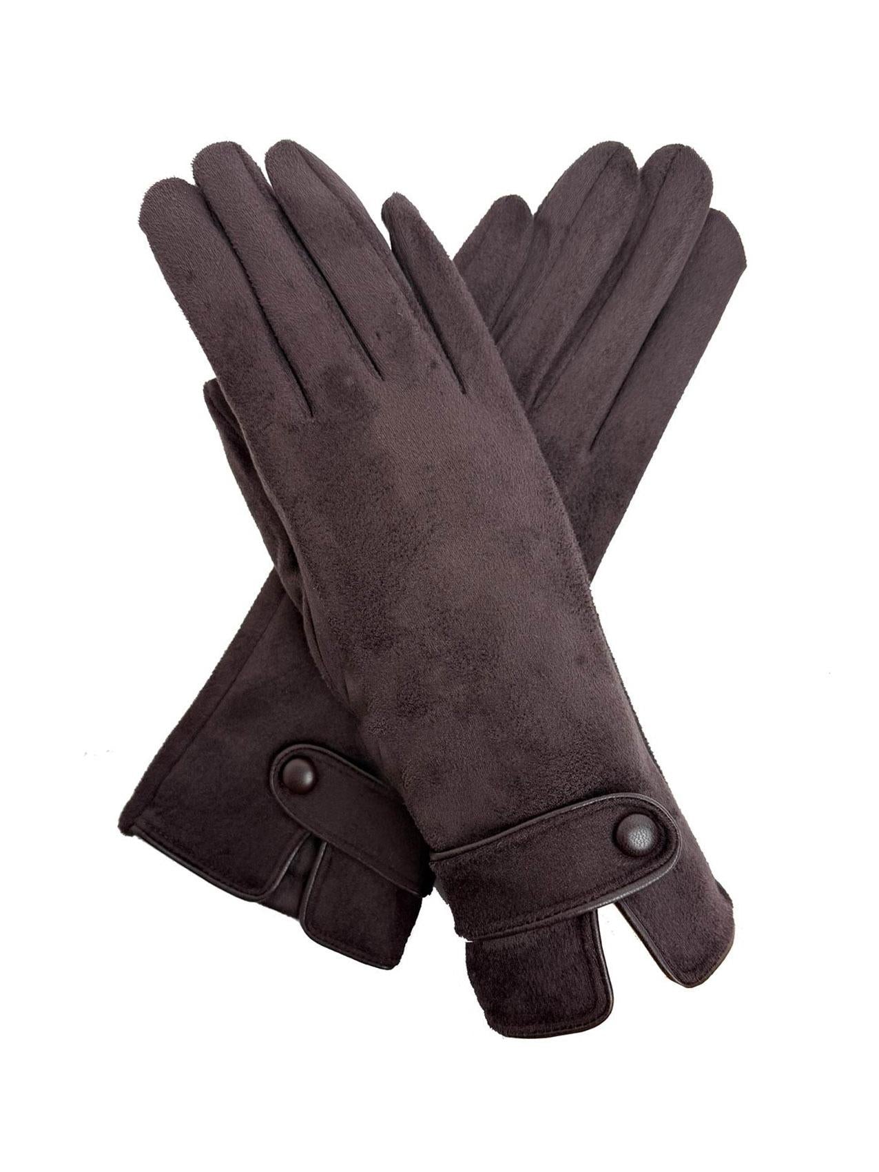 Warm Student Five-Finger Gloves for Women Winter with Lining and Thickening Cute for Cycling in Winter British English Style