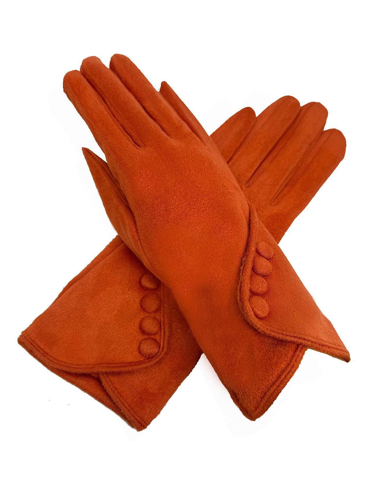 Warm Student Five-Finger Gloves for Women Winter with Lining and Thickening Cute for Cycling in Winter British English Style
