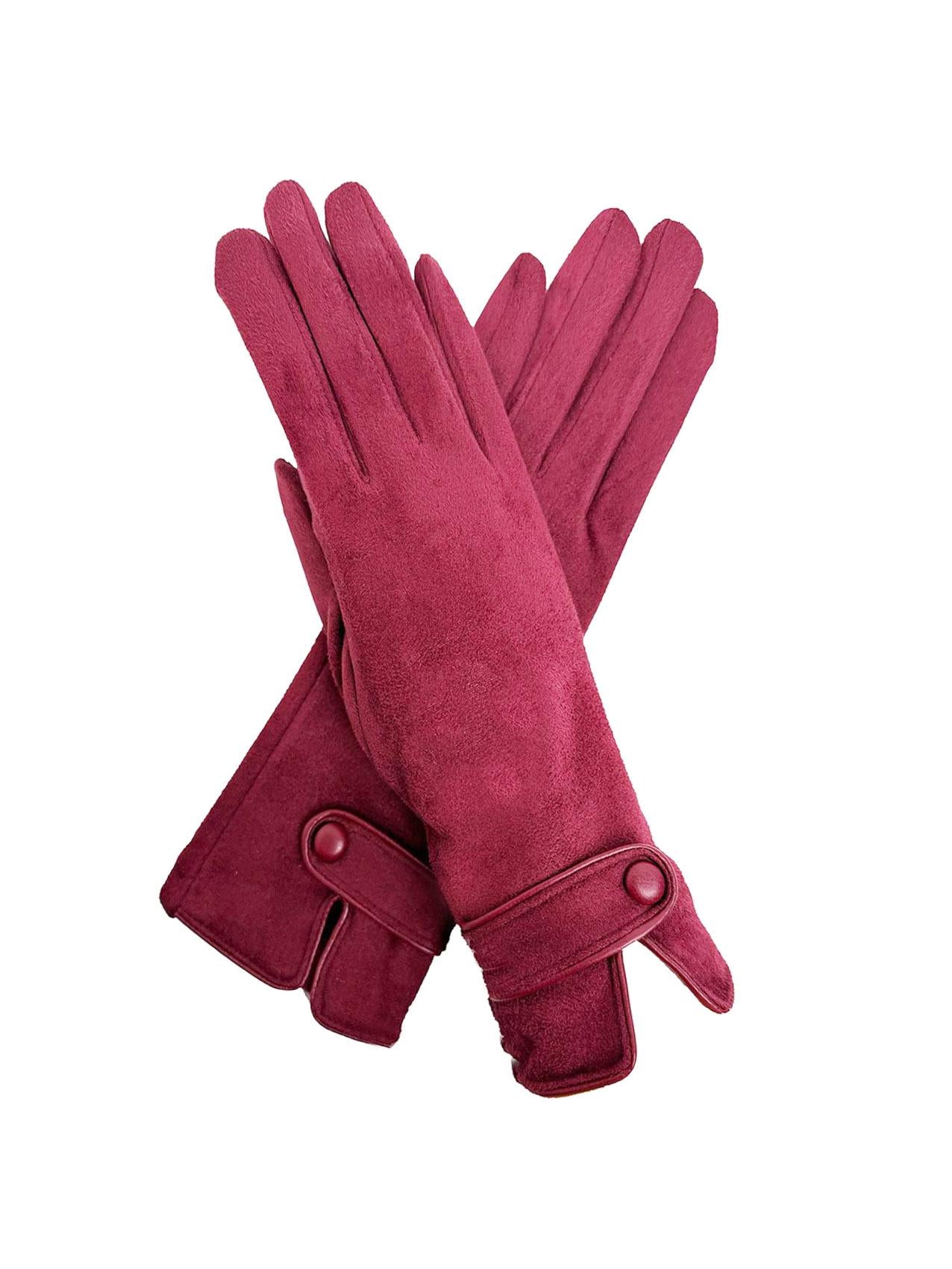 Warm Student Five-Finger Gloves for Women Winter with Lining and Thickening Cute for Cycling in Winter British English Style
