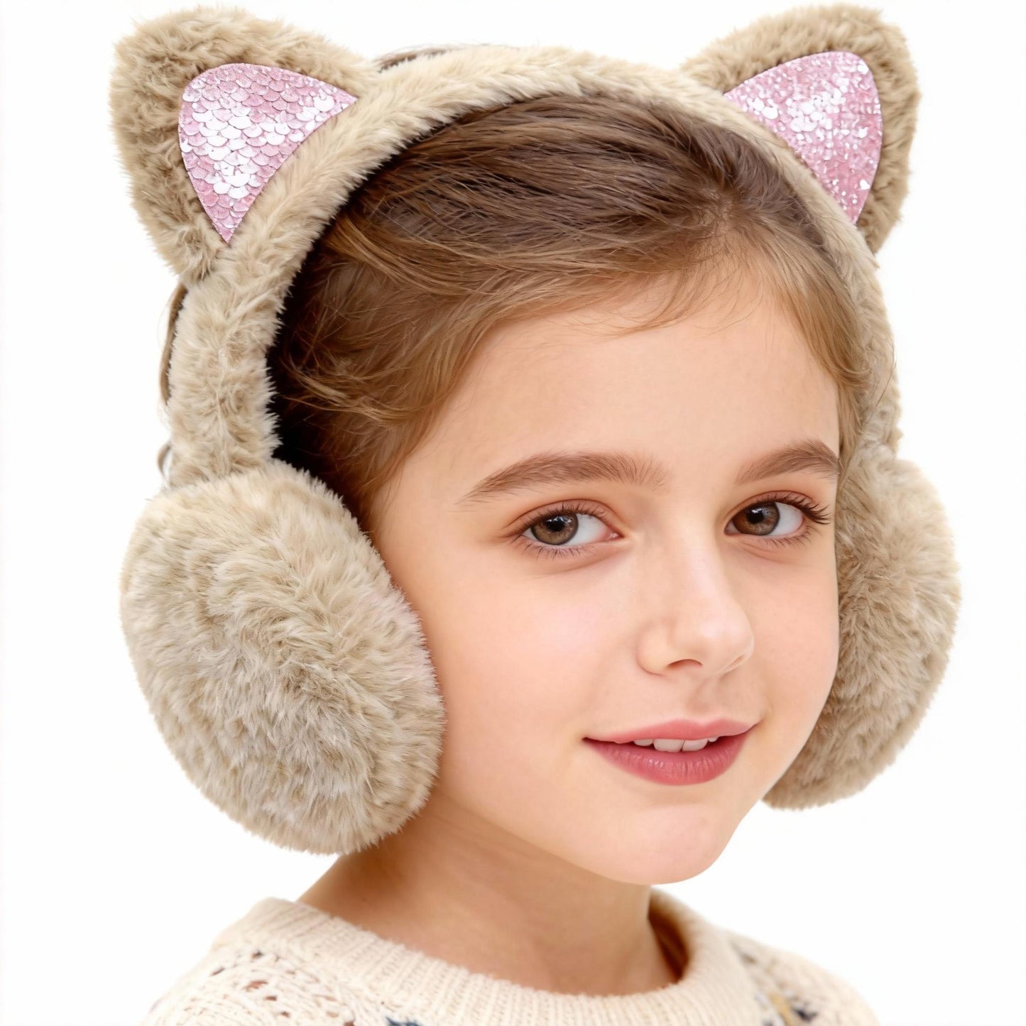 Cartoon Fruit Earmuffs for Female Students Thickened and Warm for Autumn Winter Cute Cold-Proof Plush Earmuffs for Ladies