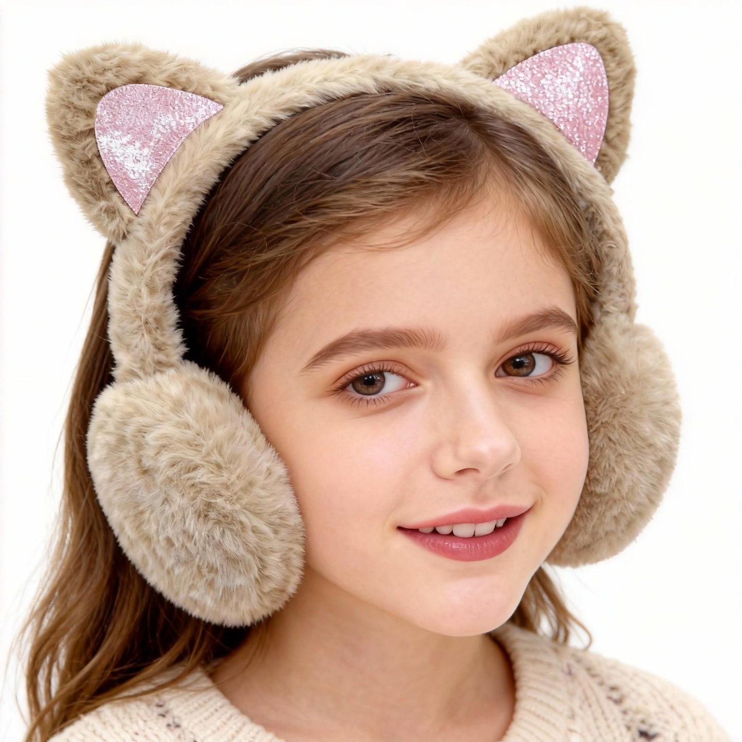 Cartoon Fruit Earmuffs for Female Students Thickened and Warm for Autumn Winter Cute Cold-Proof Plush Earmuffs for Ladies
