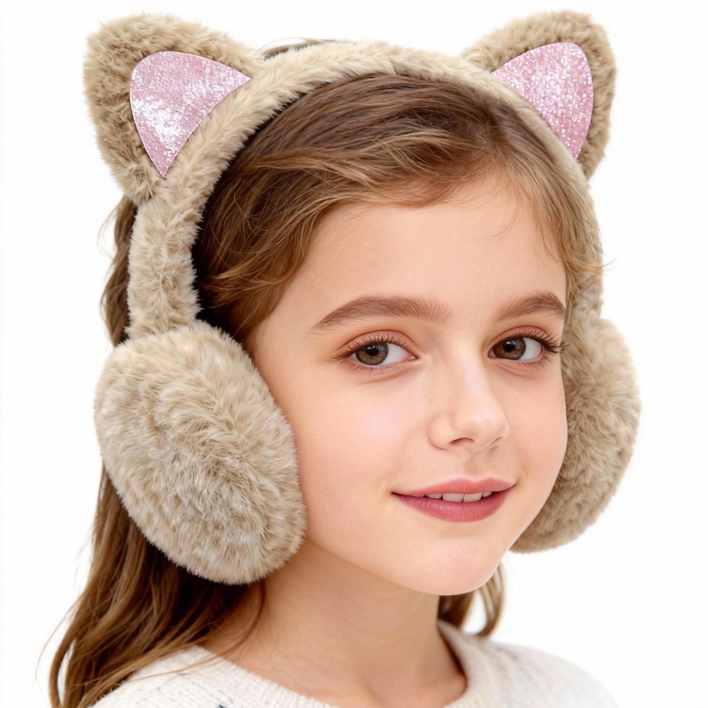 Cartoon Fruit Earmuffs for Female Students Thickened and Warm for Autumn Winter Cute Cold-Proof Plush Earmuffs for Ladies