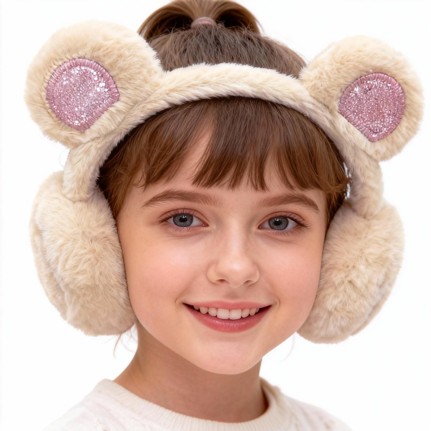 Cartoon Fruit Earmuffs for Female Students Thickened and Warm for Autumn and Winter Cute Cold-proof Plush Earmuffs for Ladies