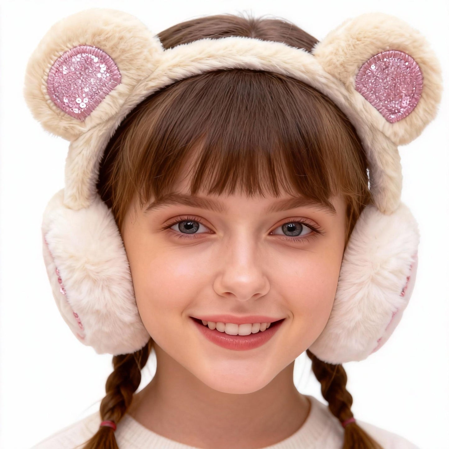 Cartoon Fruit Earmuffs for Female Students Thickened and Warm for Autumn and Winter Cute Cold-proof Plush Earmuffs for Ladies