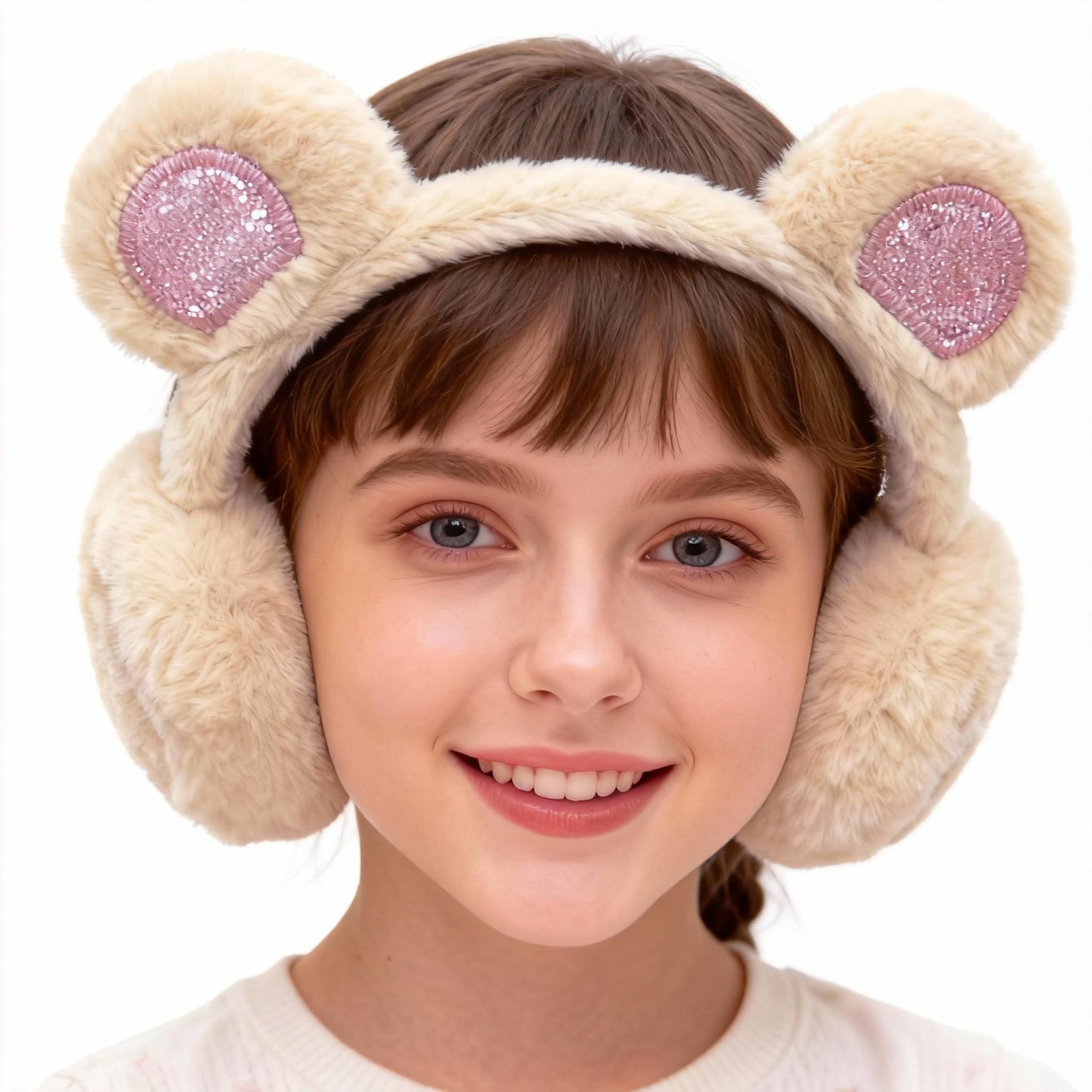 Cartoon Fruit Earmuffs for Female Students Thickened and Warm for Autumn and Winter Cute Cold-proof Plush Earmuffs for Ladies