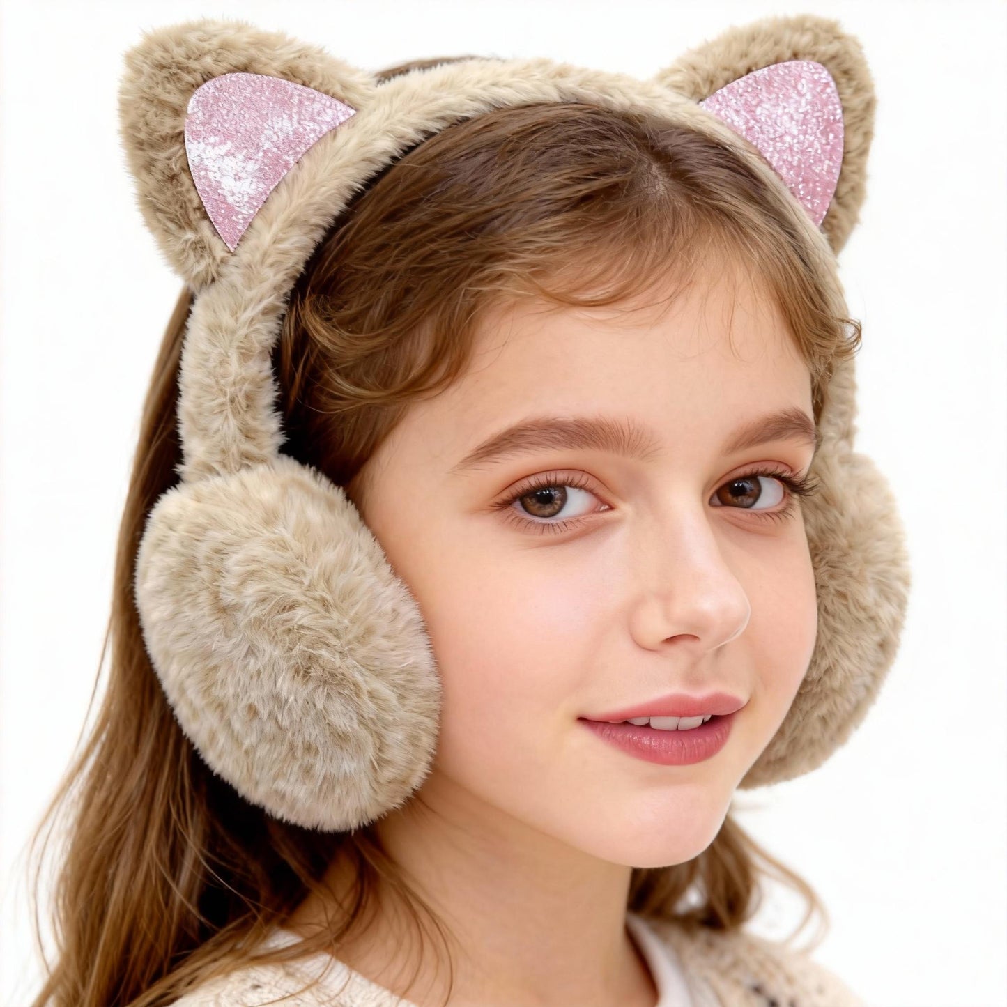 Cartoon Fruit Earmuffs for Female Students Thickened and Warm for Autumn Winter Cute Cold-Proof Plush Earmuffs for Ladies