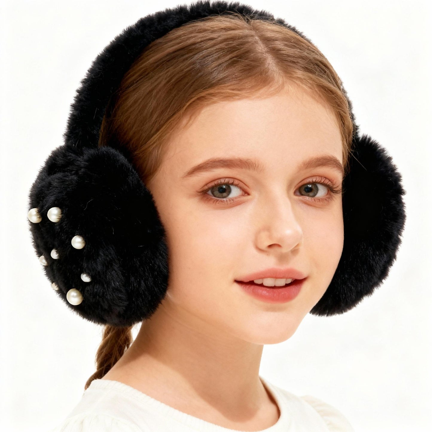 Cartoon Fruit Earmuffs for Female Students Thickened Warm Plush Earmuffs for Autumn Winter Cute Cold Proof Earmuffs for Ladies