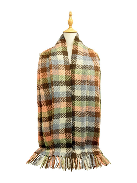 New Coming Winter Fashion Plaid Scarf with Fringe for Cozy Style All Seasons Wear