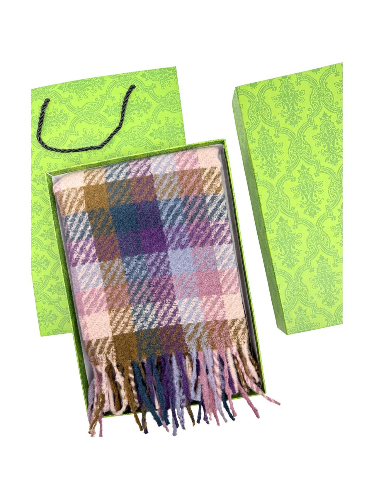 New Coming Winter Fashion Plaid Scarf with Fringe for Cozy Style All Seasons Wear