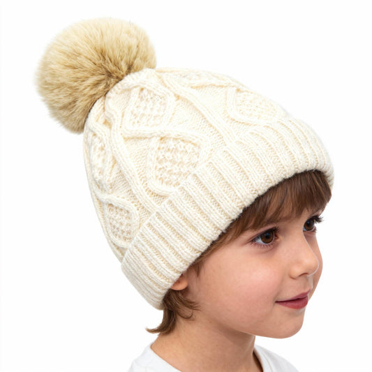 Women's Loose Fitting Big Head Circumference Small Face Solid Color Knitted Hat Autumn Winter High-End Plush Insulation Ear Protection Woolen Hat