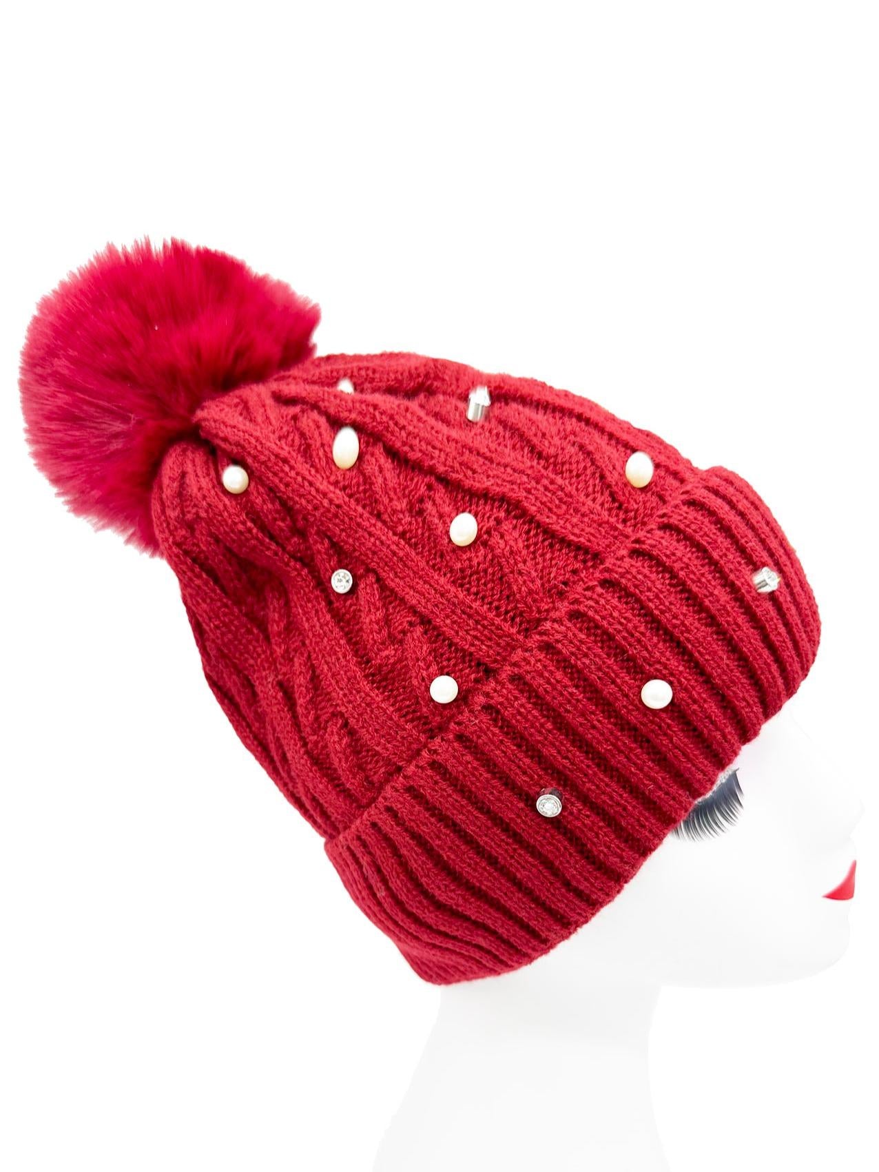 Colorful Woolen Ball Hat for Women Big Head Circumference Double Layer Velvet Insulation Fashionable Versatile Pineapple Ball Knitted Hat Trendy