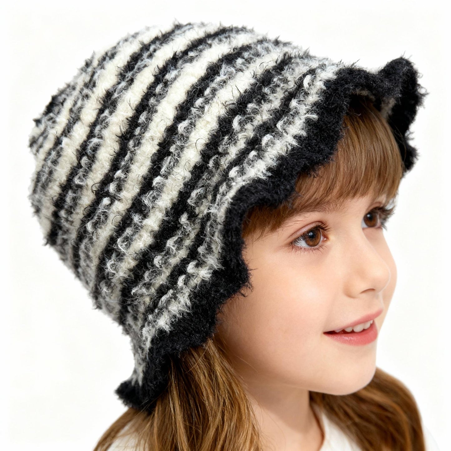 2025 new plaid fisherman hat women's plush bucket hat big head basin hat looks small in autumn and winter shopping trend