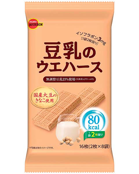 Bourbon Soy Milk Wafers 波路梦豆乳威化餅