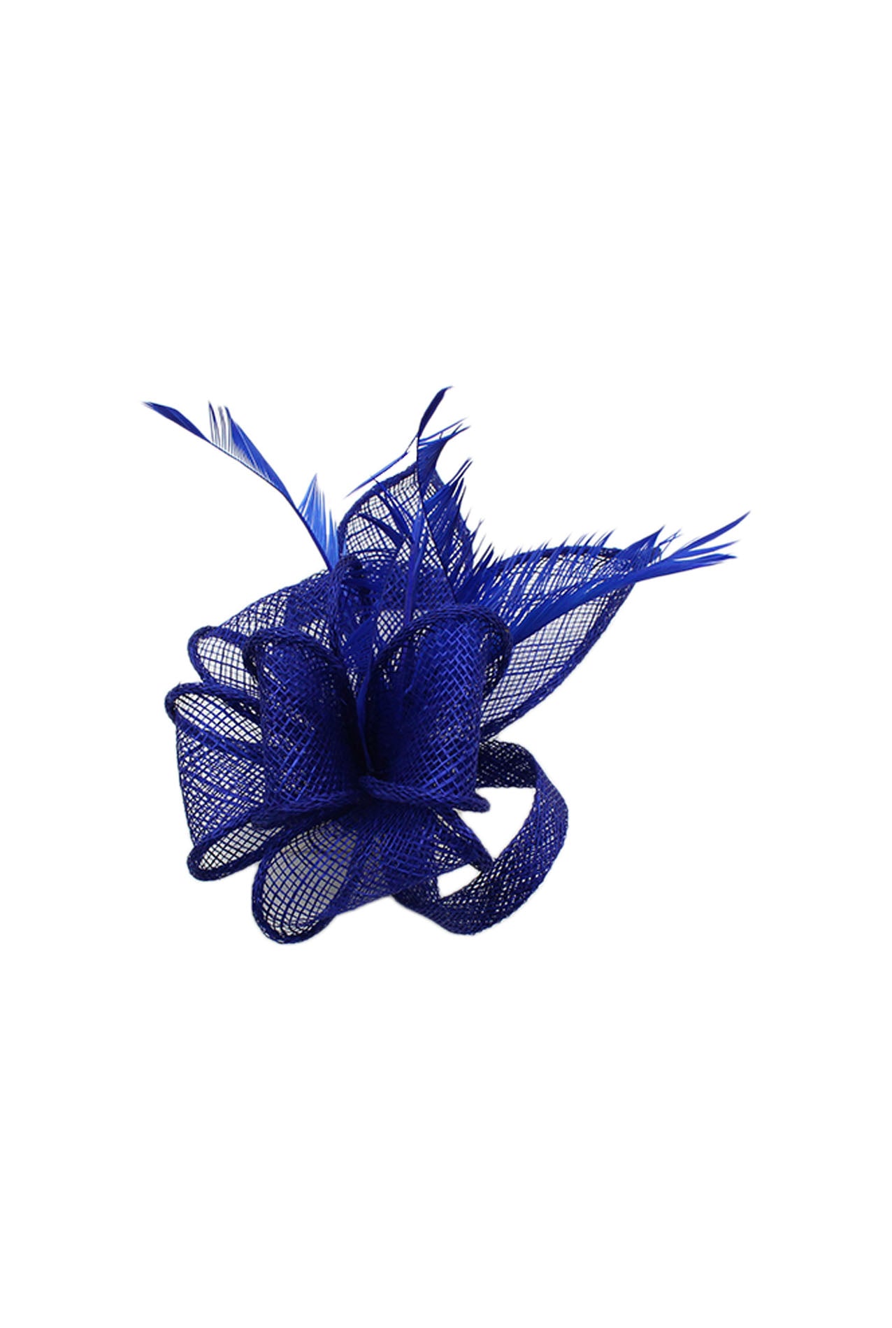 Ladies Tilted Flower Sinamay Fascinator - Elegant Design for Various Occasions, Brooch Pin & Clip Attachment
