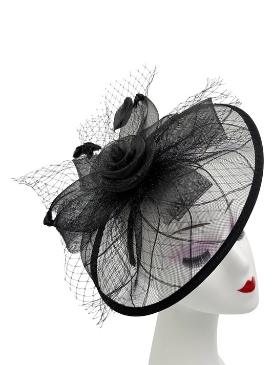 Feathers and Mesh Detailing Fascinator