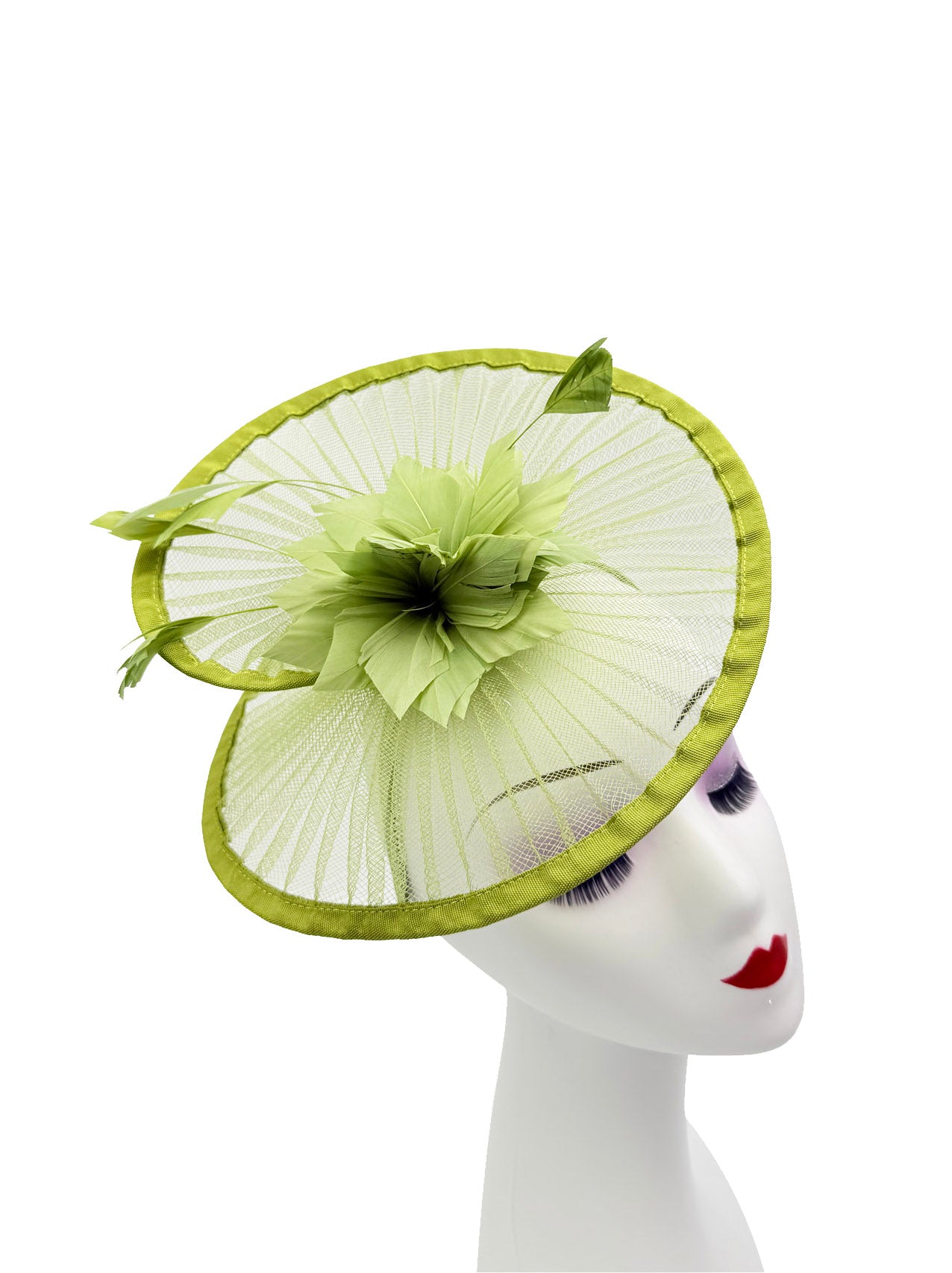 Fascinator Women's Large Headband Clip Hat For WeddingsLadies Day Races Ascot