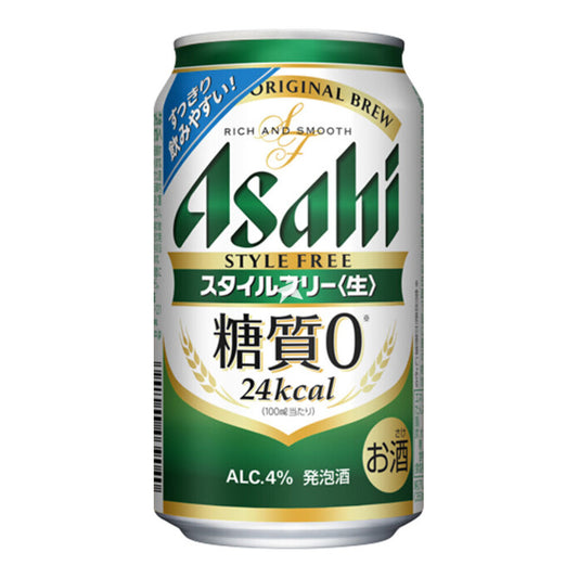 Asahi Style Free Sugar Free Beer <Draft> 4% Alc./Vol  朝日风格无糖啤酒4度
