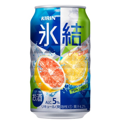 irin Freeze Grapefruit Sparkling Sour 5% Alc/Vol  冰结葡萄柚味气泡酒