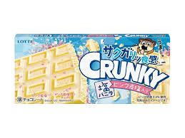 Lotte Crunky Cookies - Salt Vanilla  Flavour 脆饼干颗粒香草盐味白巧克力
