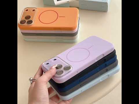 Liquid Silicone Magnetic Case for iPhone 17 | Silky Soft Touch, Solid Matte Finish, MagSafe Compatible, Wireless Charging, Shockproof Protective Cover