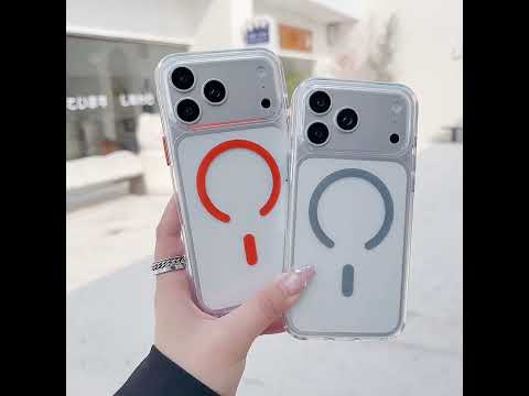 Magnetic Clear Case for iPhone 17 series Case MagSafe Compatible, Slim Fit Anti-Yellowing Shockproof Protective Cover, Crystal Transparent Hard PC Back with Full Camera Lens Protection